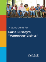 A Study Guide for Earle Birney's "Vanouver Lights"