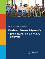 A Study Guide for Walter Dean Myers's "Treasure of Lemon Brown"
