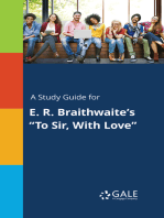 A Study Guide for E. R. Braithwaite's "To Sir, With Love"