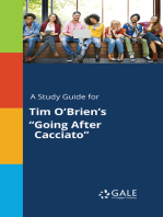 A study guide for Tim O'Brien's "Going After Cacciato"