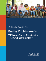 A Study Guide for Emily Dickinson's "There's a Certain Slant of Light"