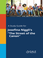 A Study Guide for Josefina Niggli's "The Street of the Canon"