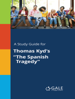 A Study Guide for Thomas Kyd's "The Spanish Tragedy"