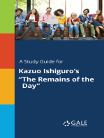 A Study Guide for Kazuo Ishiguro's "The Remains of the Day"