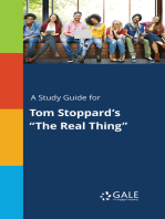 A Study Guide for Tom Stoppard's "The Real Thing"