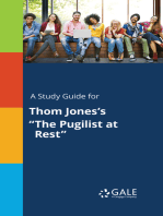 A Study Guide for Thom Jones's "The Pugilist at Rest"