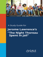 A Study Guide for Jerome Lawrence's "The Night Thoreau Spent in Jail"