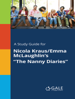 A Study Guide for Nicola Kraus/Emma McLaughlin's "The Nanny Diaries"
