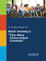 A Study Guide for Beth Henley's "The Miss Firecracker Contest"