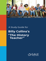 A Study Guide for Billy Collins's "The History Teacher"