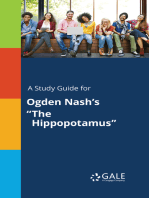 A Study Guide for Ogden Nash's "The Hippopotamus"