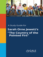 A Study Guide for Sarah Orne Jewett's "The Country of the Pointed Firs"