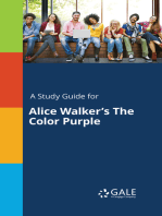 A Study Guide for Alice Walker's The Color Purple