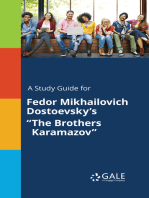 A Study Guide for Fedor Mikhailovich Dostoevsky's "The Brothers Karamazov"