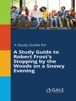 A Study Guide for Robert Frost's Sforpping by the Woods on a Snowy Evening