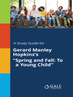 A Study Guide for Gerard Manley Hopkins's "Spring and Fall: To a Young Child"