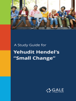 A Study Guide for Yehudit Hendel's "Small Change"