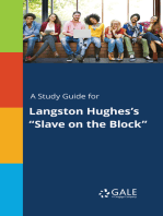A Study Guide for Langston Hughes's "Slave on the Block"
