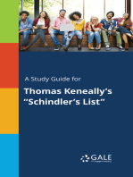 A Study Guide for Thomas Keneally's "Schindler's List"