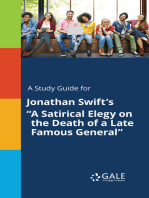 A Study Guide for Jonathan Swift's "A Satirical Elegy on the Death of a Late Famous General"