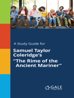 A Study Guide for Samuel Taylor Coleridge's “The Rime of the Ancient Mariner”