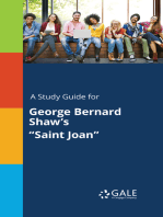 A Study Guide for George Bernard Shaw's "Saint Joan"