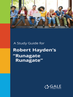 A Study Guide for Robert Hayden's "Runagate Runagate"