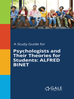 A Study Guide for Psychologists and Their Theories for Students: ALFRED BINET