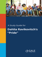 A Study Guide for Dahlia Ravikovitch's "Pride"