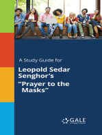A Study Guide for Leopold Sedar Senghor's "Prayer to the Masks"