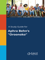 A Study Guide for Aphra Behn's "Oroonoko"