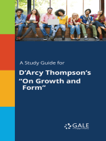 A Study Guide for D'Arcy Thompson's "On Growth and Form"
