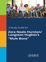 A Study Guide for Zora Neale Hurston/Langston Hughes's "Mule Bone"