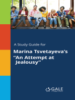 A study guide for Marina Tsvetayeva's "An Attempt at Jealousy"