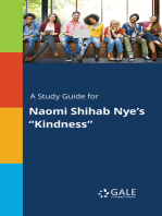 A Study Guide for Naomi Shihab Nye's "Kindness"