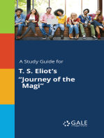 A Study Guide for T. S. Eliot's "Journey of the Magi"