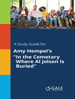 A Study Guide for Amy Hempel's "In the Cemetary Where Al Jolson Is Buried"