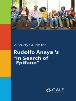 A Study Guide for Rudolfo Anaya 's "In Search of Epifano"