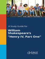 A Study Guide for William Shakespeare's "Henry IV, Part One"