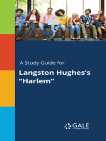 A Study Guide for Langston Hughes's "Harlem"
