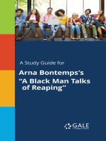 A Study Guide for Arna Bontemps's "A Black Man Talks of Reaping"
