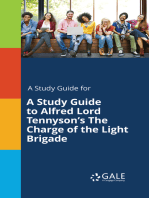 A Study Guide for Alfred Lord Tennyson's The Charge of the Light Brigade