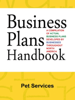 Business Plans Handbook: Pet Services