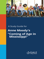 A Study Guide for Anne Moody's "Coming of Age in Mississippi"