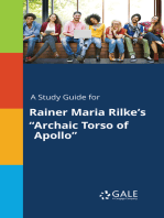 A Study Guide for Rainer Maria Rilke's "Archaic Torso of Apollo"