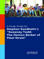 A Study Guide for Stephen Sondheim's "Sweeney Todd: The Demon Barber of Fleet Street" (film entry)