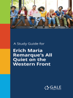 A Study Guide for Erich Maria Remarque's All Quiet on the Western Front