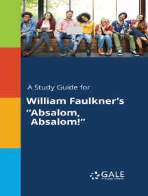 A Study Guide For William Faulkner S Absalom Absalom By Gale
