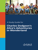 A Study Guide for Charles Dodgson's Alice's Adventures in Wonderland