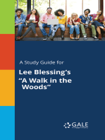 A Study Guide for Lee Blessing's "A Walk in the Woods"